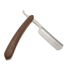 Klappbares Rasiermesser mit Rosenholzgriff
