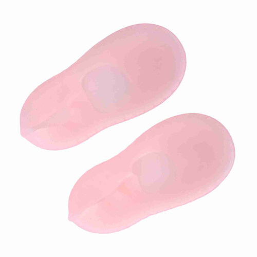 Silikon-Fußsocken gegen Risse, Pink L 1
