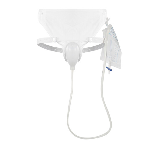 Silikon-Urinal mit Katheterbeutel für Erwachsene 1