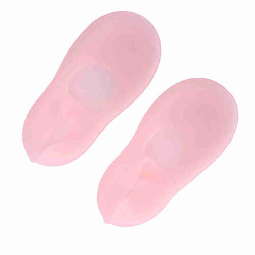 Silikon-Fußsocken gegen Risse, Pink M 2