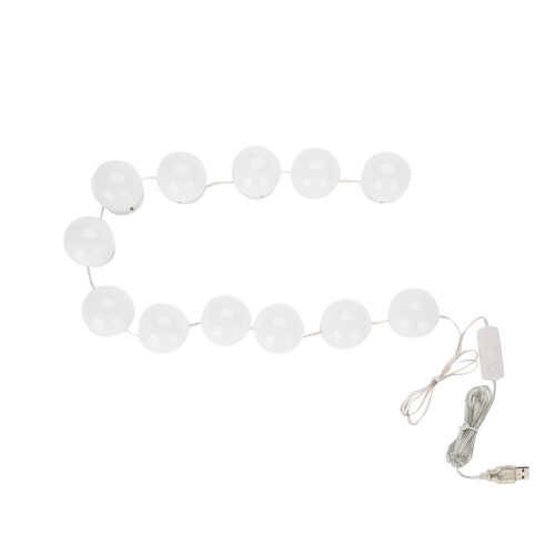 12x LED Spiegellicht USB dimmbar für Schminktisch 1