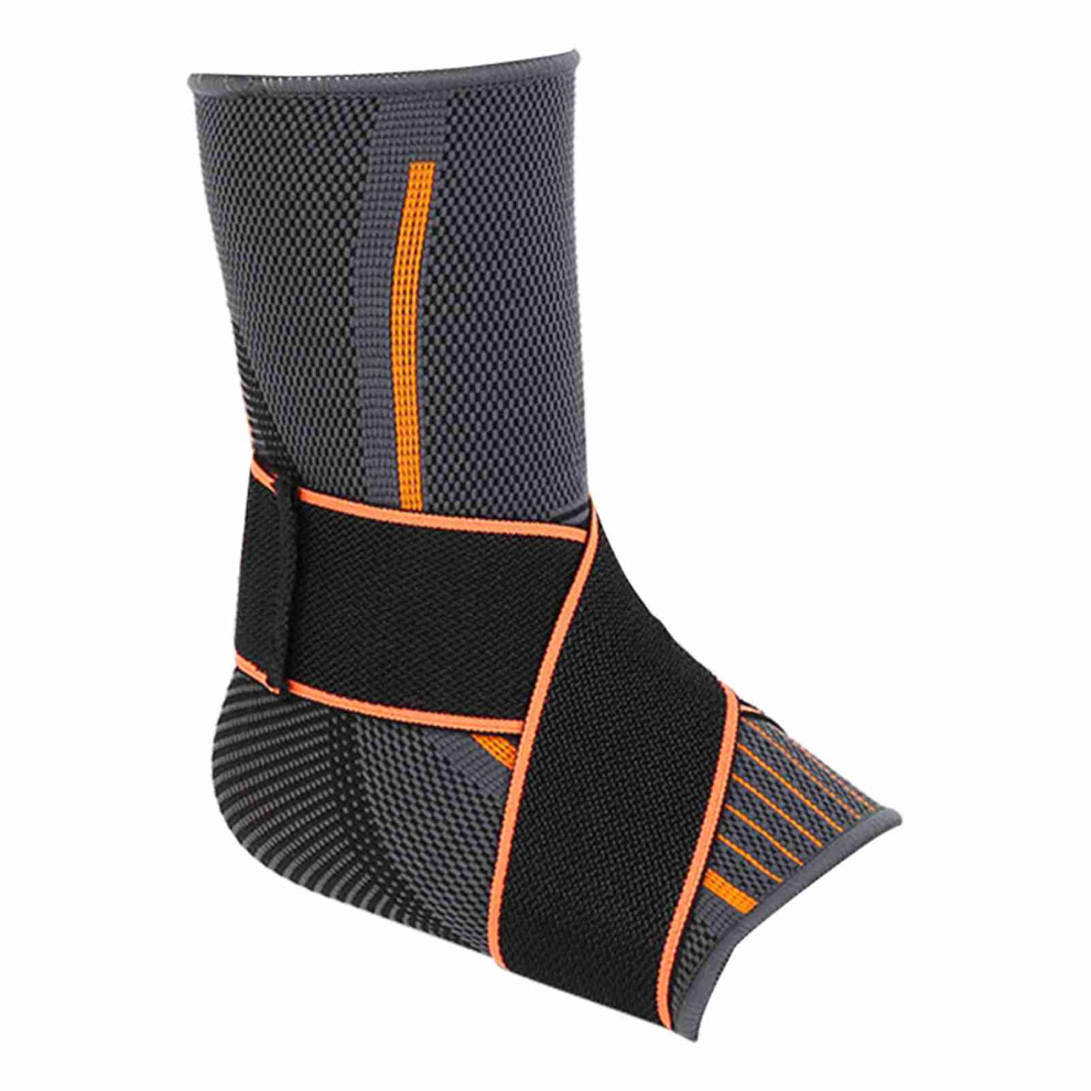 Ankle Support Brace Compression Elastic Guard for Sports Running Men L