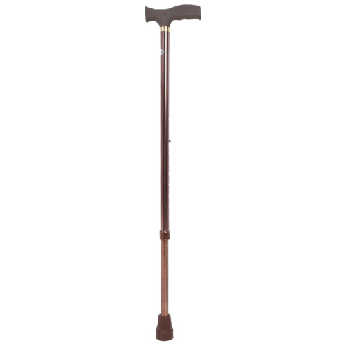 Anti Slip Alloy Cane 10 Level Height Adjustable Copper