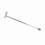 Anti Slip Alloy Cane 10 Level Height Adjustable Silver 2