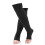 Middle Calf Socks Knee Support with Zipper Black XXL 2