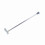 Anti Slip Alloy Cane 10 Level Height Adjustable Silver 5