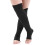 Middle Calf Socks Knee Support with Zipper Black XXL 5