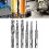 6-teiliges Bohrgewindebohrer-Set, 1/4 Zoll 11