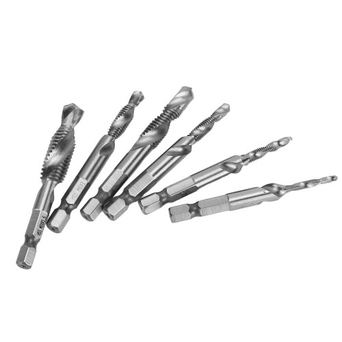 6-teiliges Bohrgewindebohrer-Set, 1/4 Zoll 2