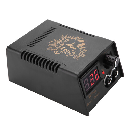 Lion Head Tattoo Power Supply Black Transformer Set 2