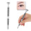 Manual Detachable Crystal Tattoo Pen for Eyebrows Silver 5