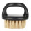 Spazzola Barba Manico Nero Capelli Bianchi 1