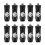 10x Etwas Lippenstiftbehälter Royal Style Schwarz 1