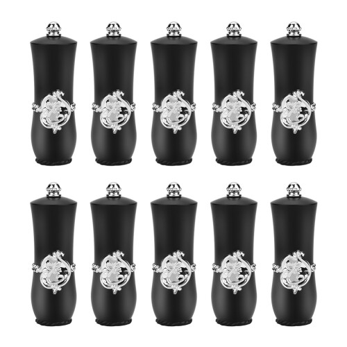10x Etwas Lippenstiftbehälter Royal Style Schwarz