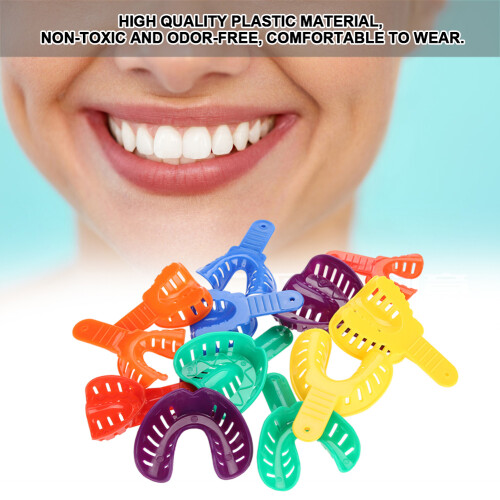12pcs/Set Dental Plastic Teeth Brace Tray Tooth Support Oral Tools 2