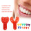 12pcs/Set Dental Plastic Teeth Brace Tray Tooth Support Oral Tools 5