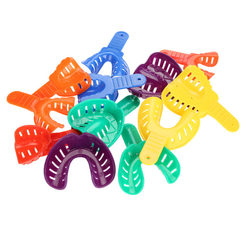 12pcs/Set Dental Plastic Teeth Brace Tray Tooth Support Oral Tools 1