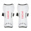 Wit Kinder Voetbal Shin Pads met Verstelbare Band 1
