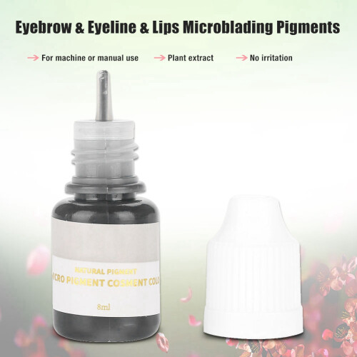 Microblading-Tinte Schwarz Augenbraue Eyeliner 2