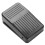 Zwart schuin voetpedaal, antislip, compact 3