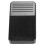 Zwart schuin voetpedaal, antislip, compact 4