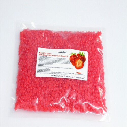 75g Hard Wax Beeswax Pellets Strawberry