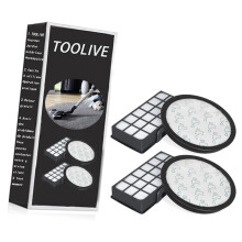 Pakket van 2 HEPA-filters voor Rowenta Silence Force Cyclonic 4AAAA RO7647EA RO7663EA RO7676EA RO7681EA (model RO76xx) stofzuigers, filter o