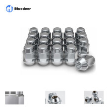 1707S-20AM Chrome M12x1.50 Bolvormige wielmoer, 20 stuks (verpakking van 1)