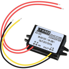 AC-DC-spanningsomvormer, omvormer met verlaagde spanning, AC 12V (10-28V) naar DC 12V, spanningsregelaarmoduleomvormer.