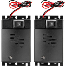 Repelente ultrassônico para martas e ratos com bateria de 12V (2 unidades) - Ideal para proteção de carros - Instalação