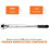TACKLIFE Επαγγελματικό δυναμόκλειδο 1/2" (28-210N), ράβδος επέκτασης βαθμονόμησης 24T, μει 5