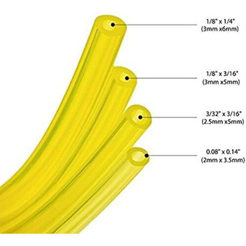 Σωλήνας καυσίμου 1,2m 3x6mm/3x5mm, 2,5x5mm/2x3,5mm για φυσητήρα, χορτοκοπτικό, αλυσοπρίονο, θα
