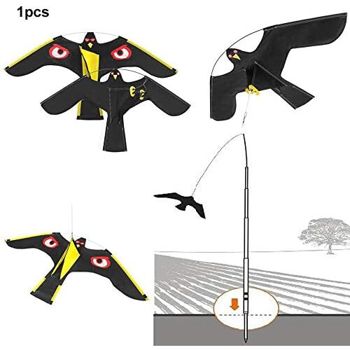 Flying Hawk Bird Scarer: Απωθητικό Χαρταετού για τον Κήπο, Σκιάχτρο για την Αυλή και το Σ