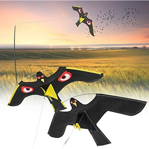 Flying Hawk Bird Scarer: Απωθητικό Χαρταετού για τον Κήπο, Σκιάχτρο για την Αυλή και το Σ 2