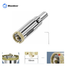 18 mm diamantgatzaag, diamantboor met middengeleiderboor, tegelgatzaag met diamantoppervlaktecoating voor zagen