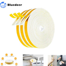 Selbstklebende Fenster- und Türdichtung, 3 Rollen, 2000 mm x 30 mm x 10 m, Schalldämmende Dichtungsleiste, Kälteschutz-Gummidichtung