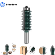 1 st. 12 mm schachtverbindingslijmfreespaneel verhoogde V-freesverbinding voor houtpenverbinding kegelpenverbinding klein