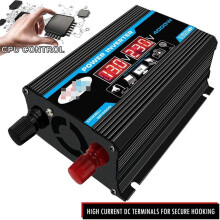 Convertitore di tensione per auto: inverter da 4000 W da 12 V a 220 V/110 V con doppio trasformatore
