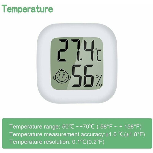 Μίνι LCD ψηφιακό εσωτερικό θερμόμετρο-υγρόμετρο, φορητό υψηλής ακρίβειας θερμοκ 1