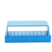 Aluminium Zahnbohrerhalter Autoklavierbar Blau