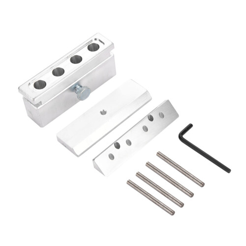 4 Fächer Lippenstiftform Aluminium