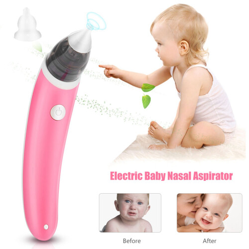 Aspiratore Nasale Elettrico per Neonati Rosa 2