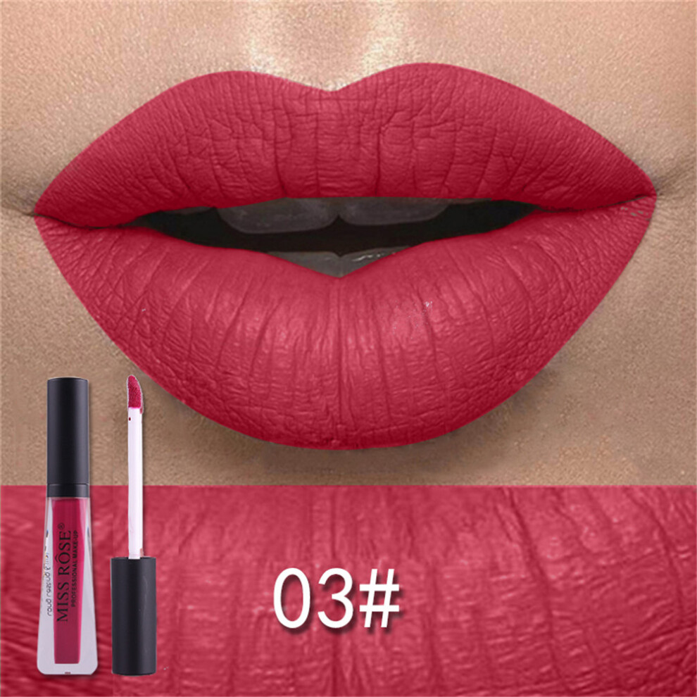 Mist Matte Lipstick Waterproof Long Lasting 03#