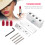 4 Fächer Lippenstiftform Aluminium 2