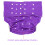 Washable Adjustable Cloth Diaper Cover Purple 5
