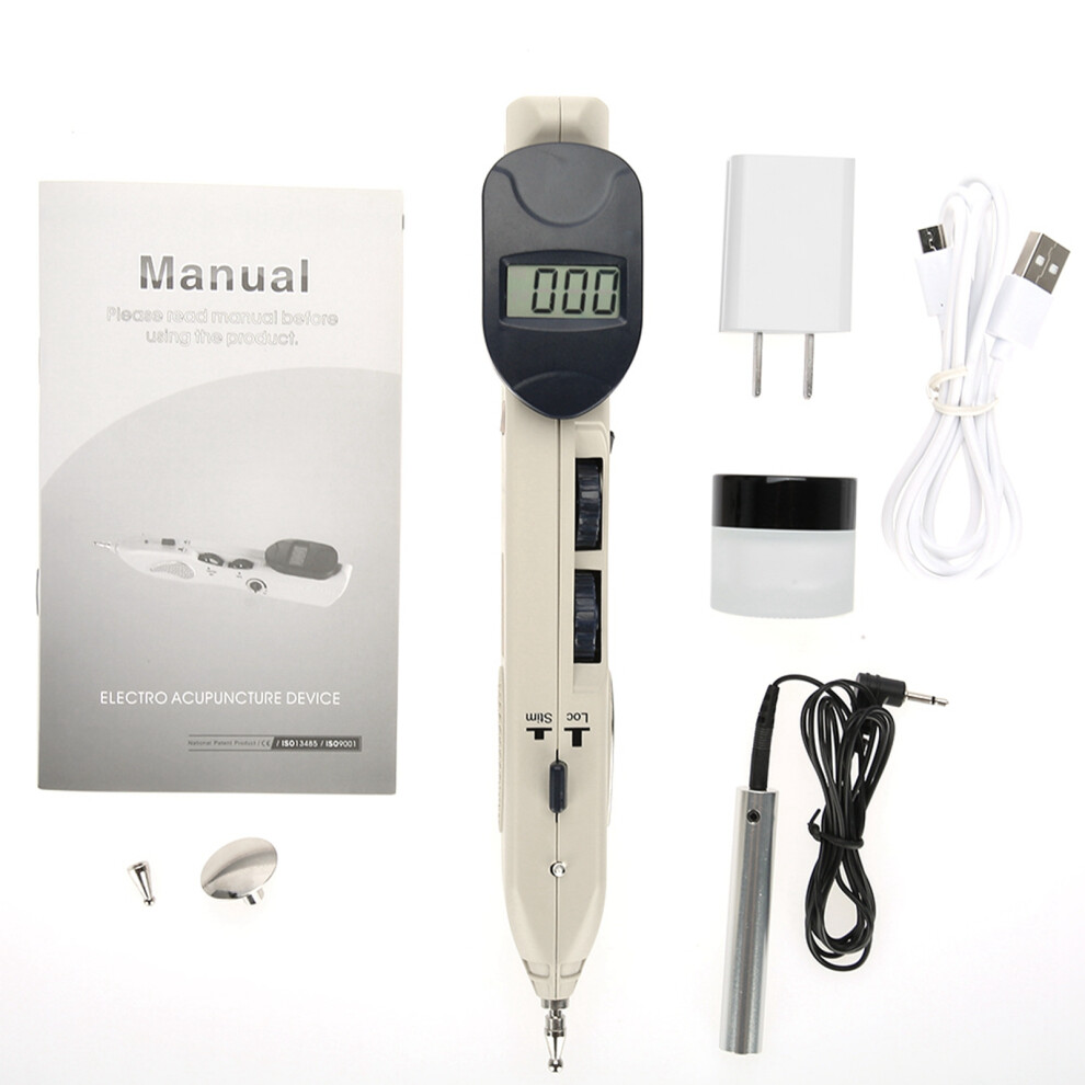 Digital Electronic Acupuncture Pulse Massage Device 110-240V