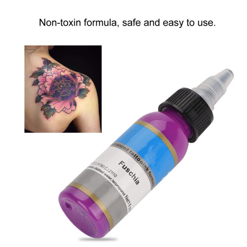 30ml Halbpermanent Augenbrauentattootinte Fuchsia 2