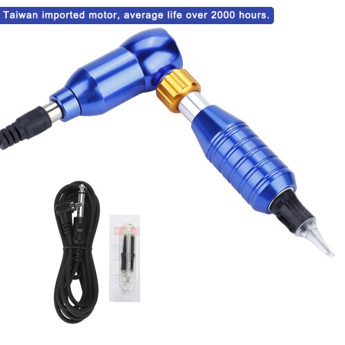 Blue Alloy Rotary Tattoo Machine for Permanent Makeup 1