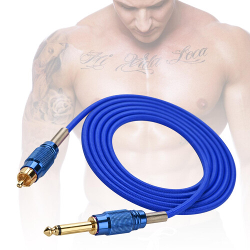 1.8M Professionele Tattoo Kabel Koper Draad Donkerblauw 1
