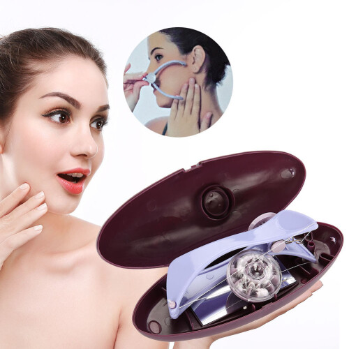 Epilatore Viso con 10 Filati di Cotone 1